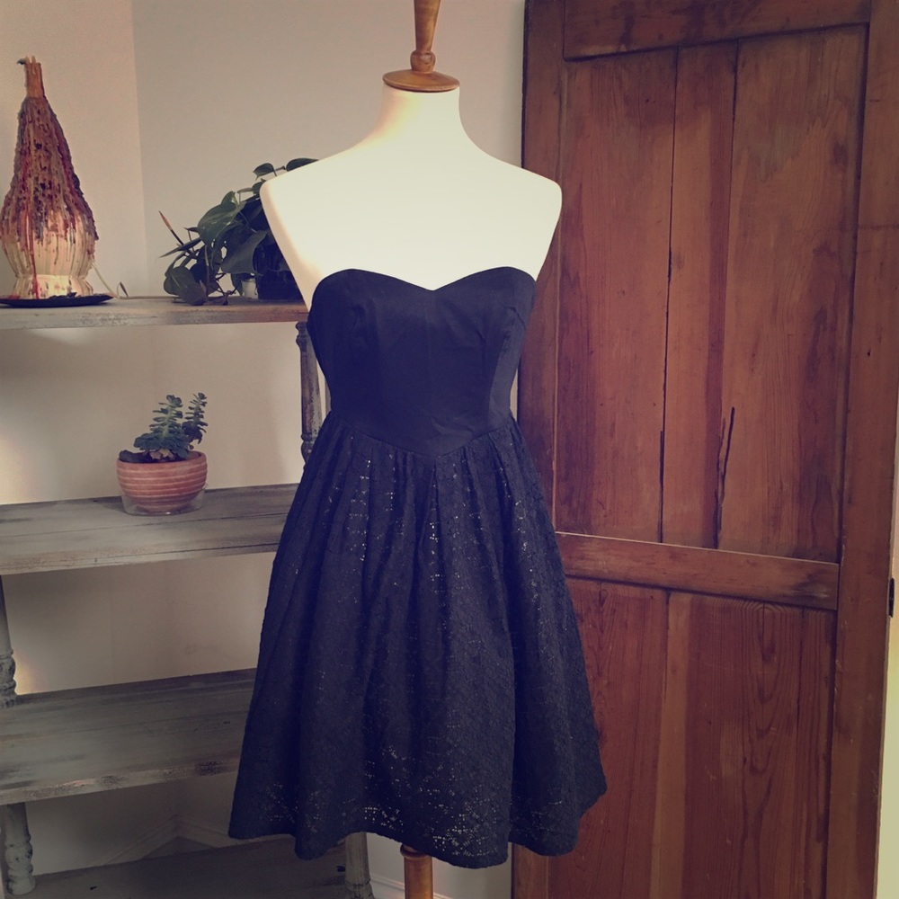 Anthropologie Moulinette Soeurs Strapless Dress